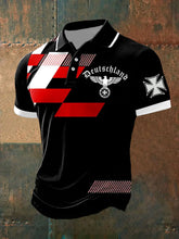 Männer Männer Deutschland gedruck Polo Shirt zartstils